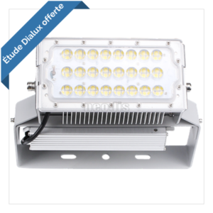 Projecteur led 100w philips hpo avec étude dialux offerte