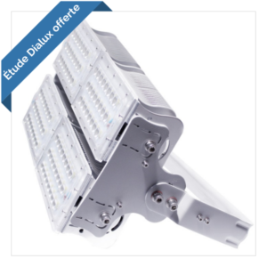 Projecteur led 400w philips hpo avec étude dialux offerte